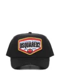 DSQUARED2 logo-patch adjustable baseball cap - Black