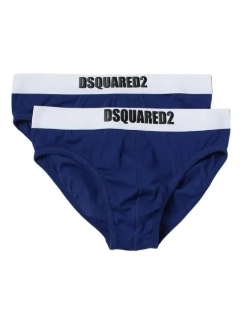 DSQUARED2 logo-waistband briefs (pack of two)