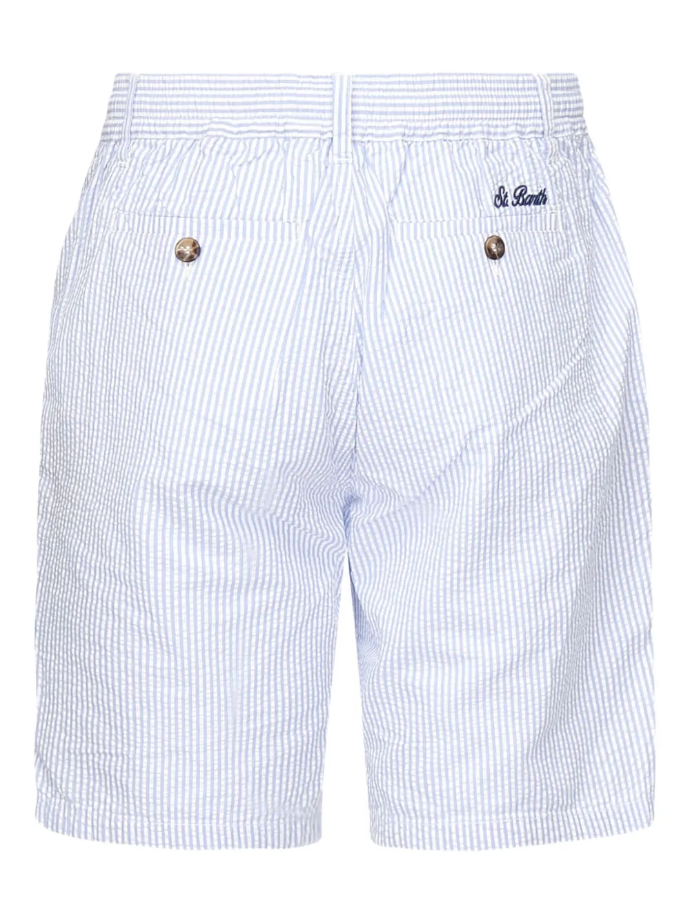 MC2 Saint Barth Gestreepte shorts Wit