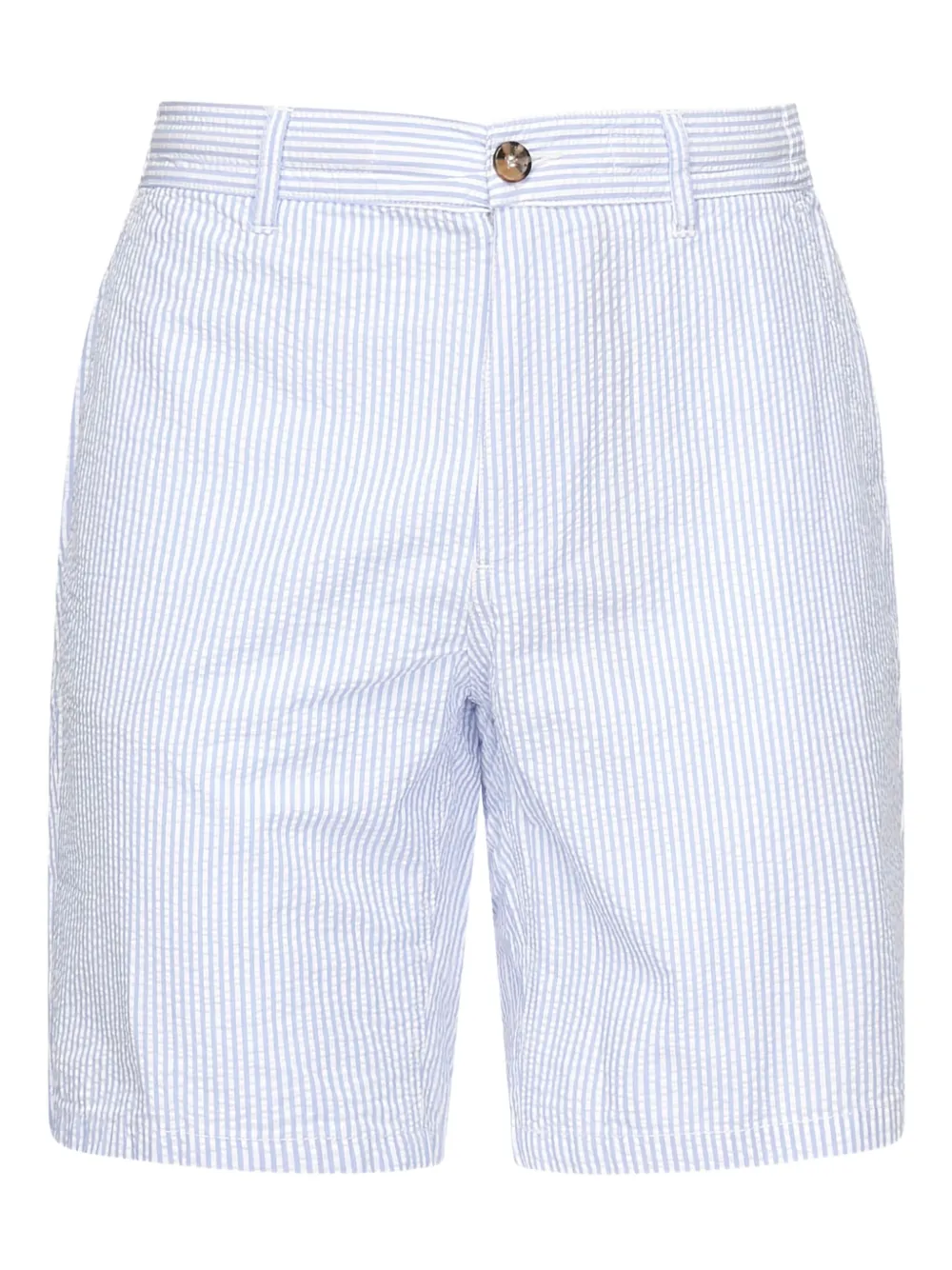 MC2 Saint Barth ストライプ ショートパンツ - ホワイト MC2 Saint Barth ストライプ ショートパンツ - ホワイト