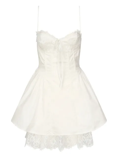For Love And Lemons Shae lace-insert mini dress