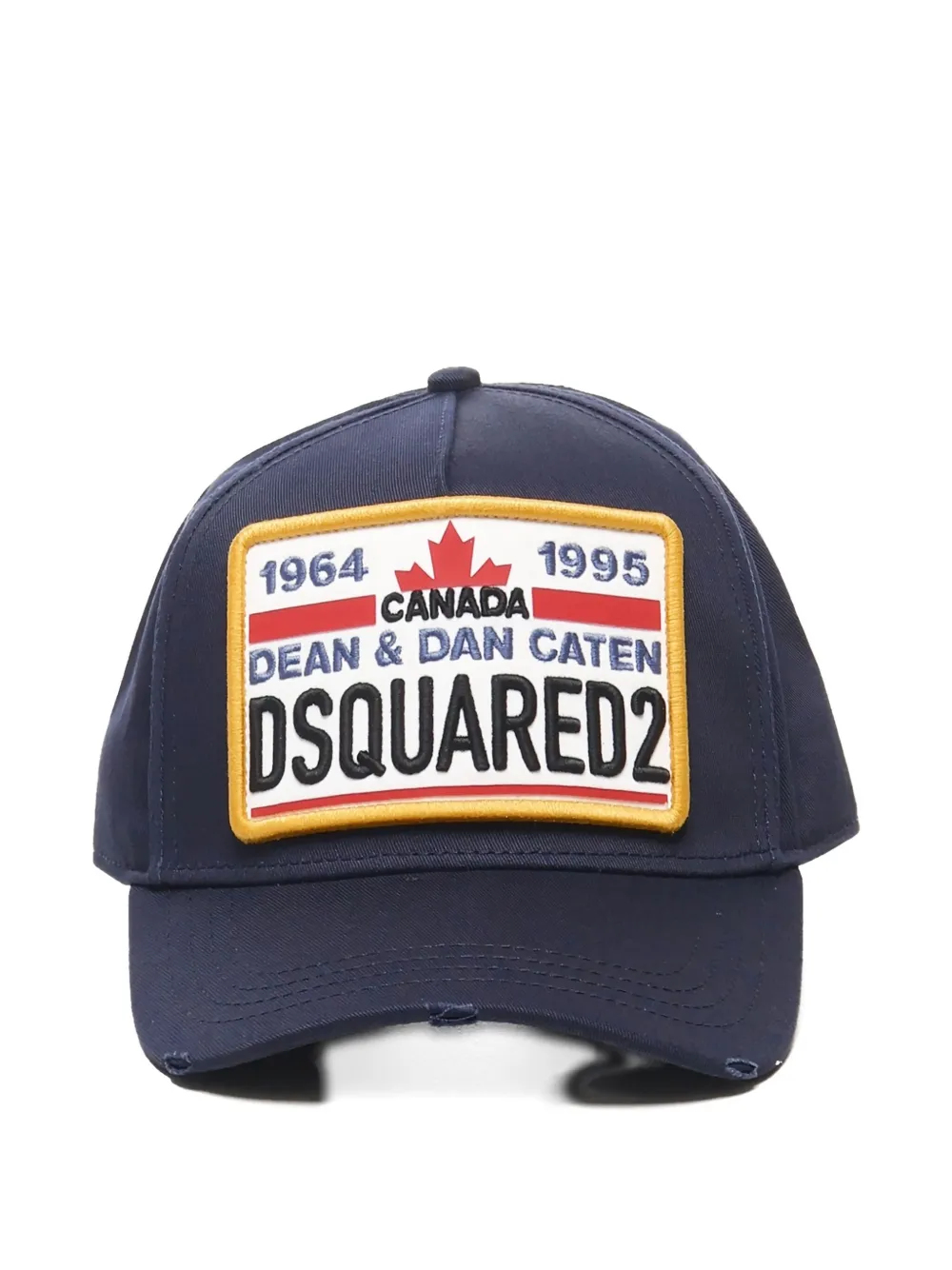 DSQUARED2 logo-patch adjustable cap Blauw