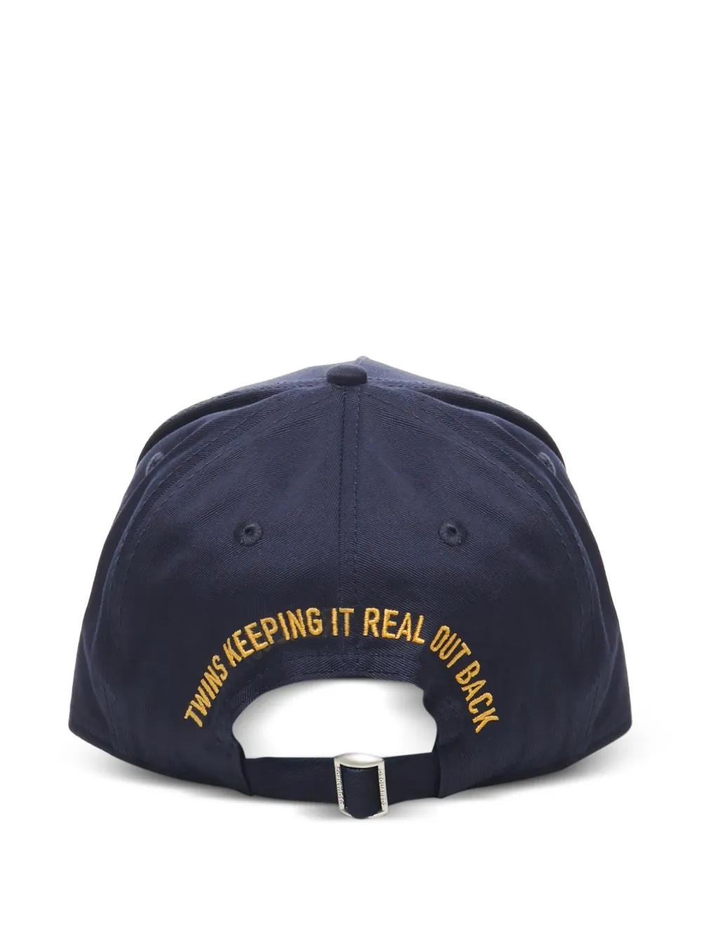 DSQUARED2 Honkbalpet met logopatch - Blauw
