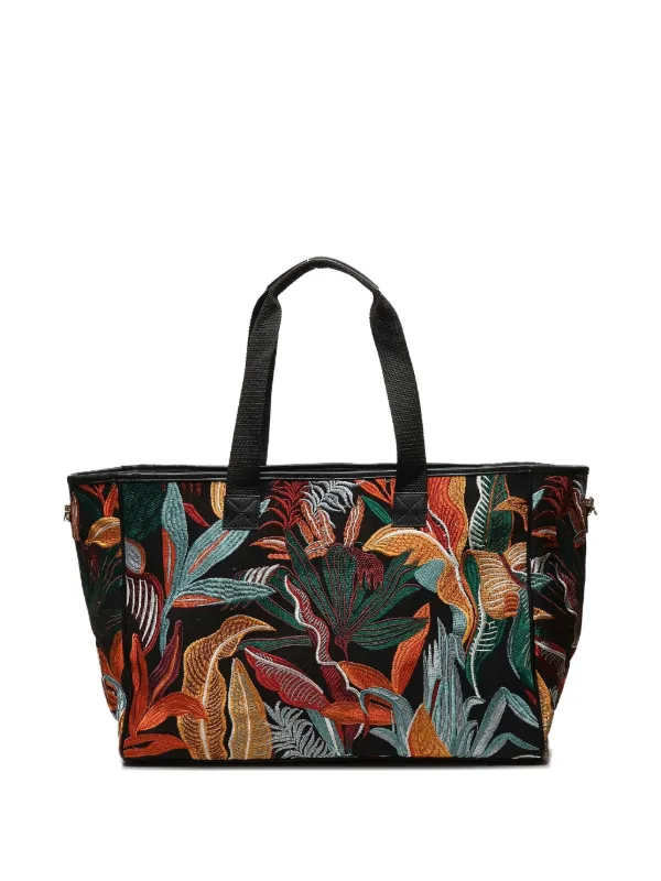 V°73 tropical-print Tassel Shoulder Bag Multicolour FARFETCH PH