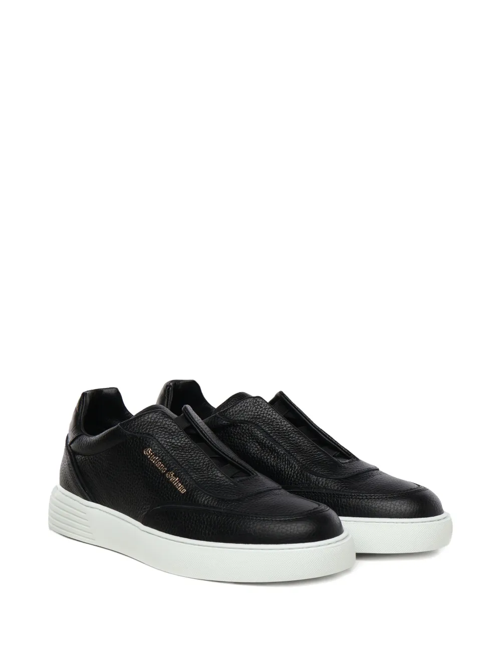 Giuliano Galiano logo-detail trainers Black