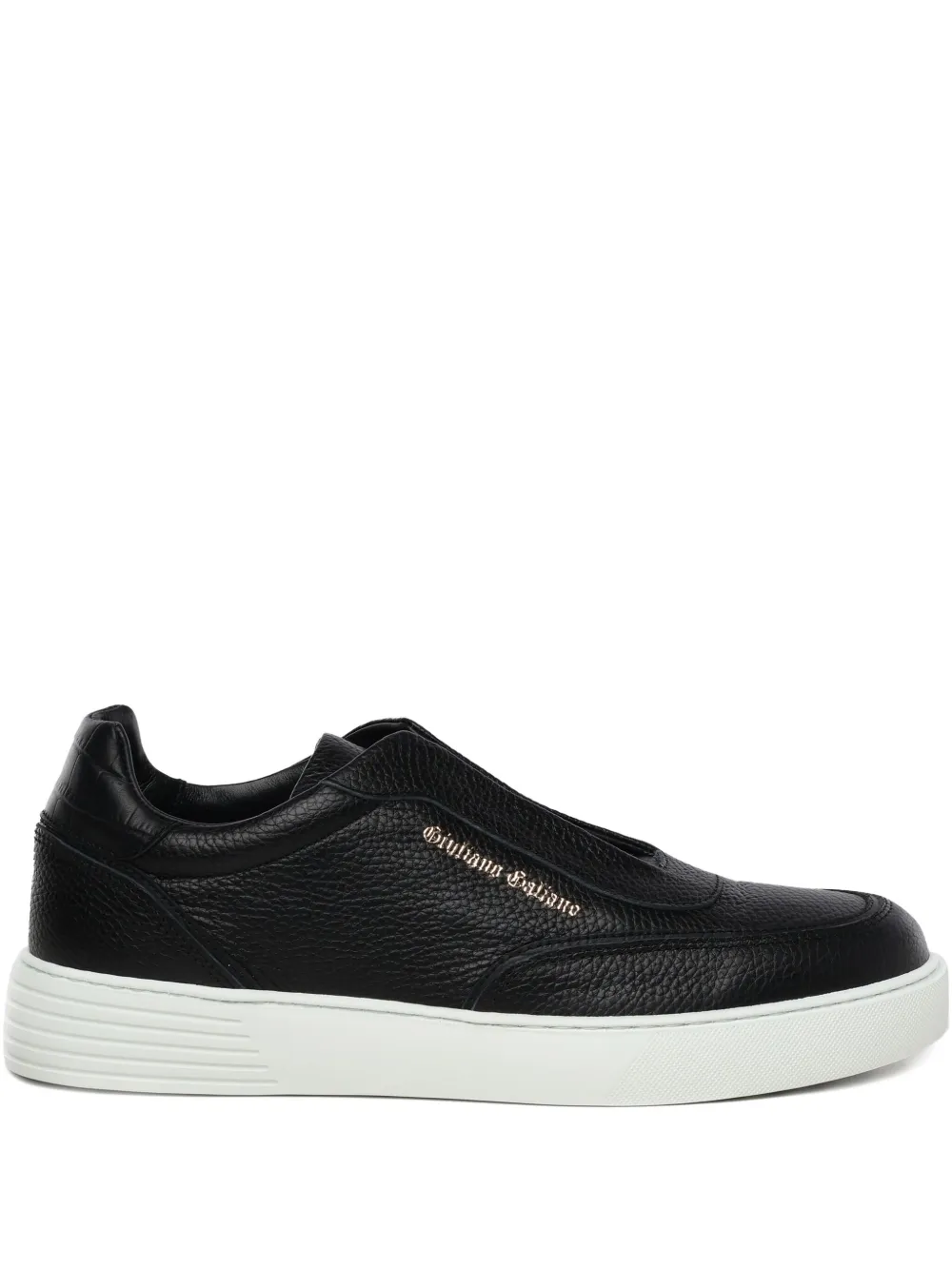 Giuliano Galiano logo-detail trainers Black