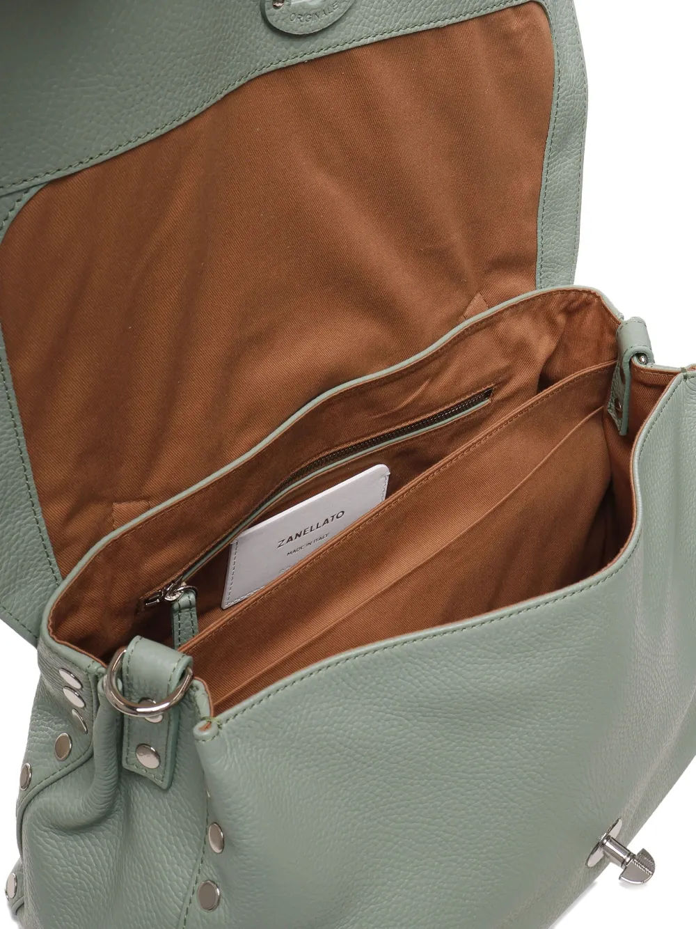 Zanellato Postino kleine shopper Groen
