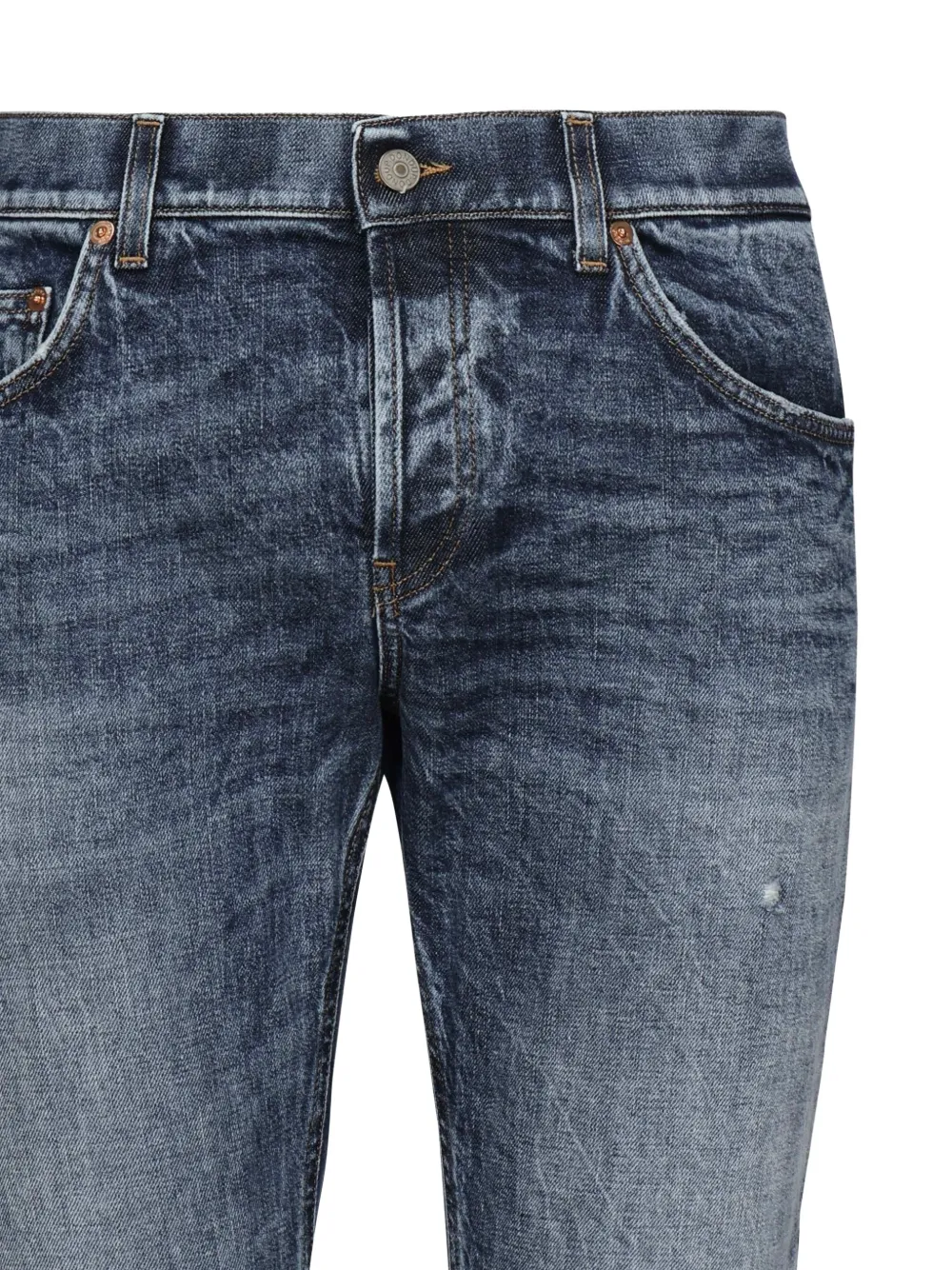 DONDUP Jeans met vijf zakken en vervaagd effect Blauw