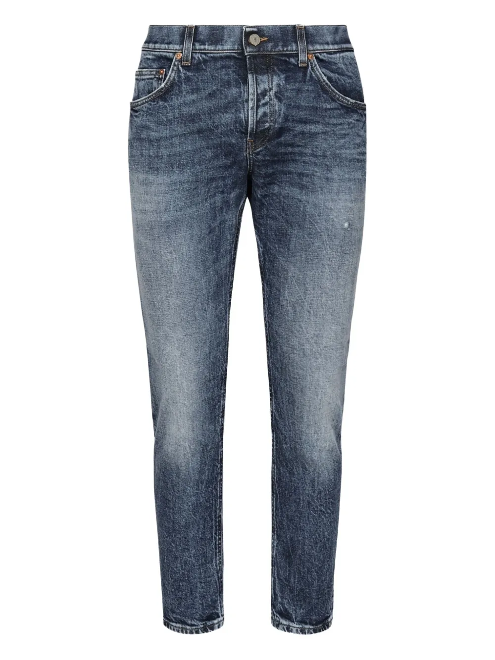 DONDUP faded five-pocket jeans | Blue | Image 1