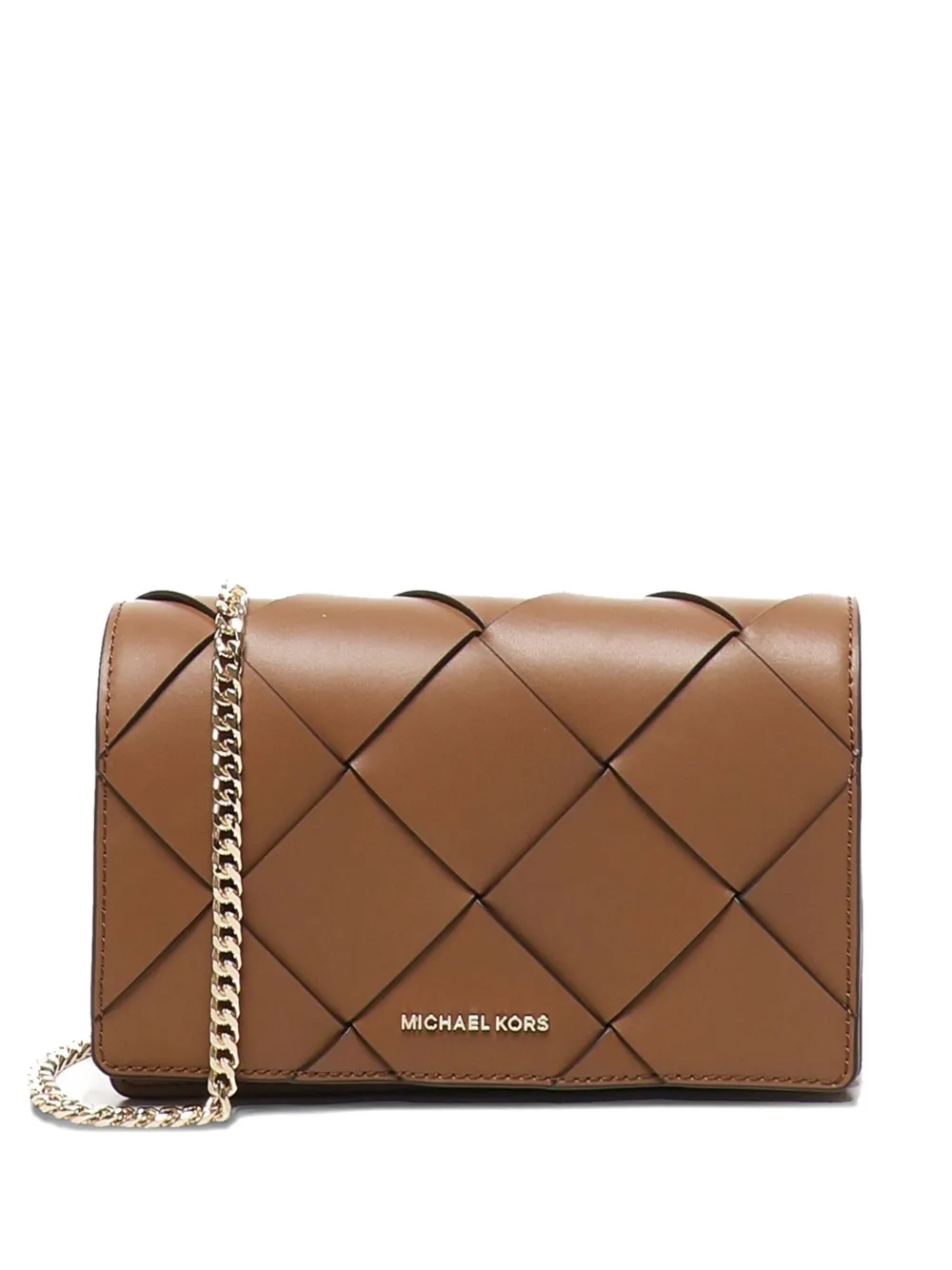 Michael Kors Leren crossbodytas Bruin