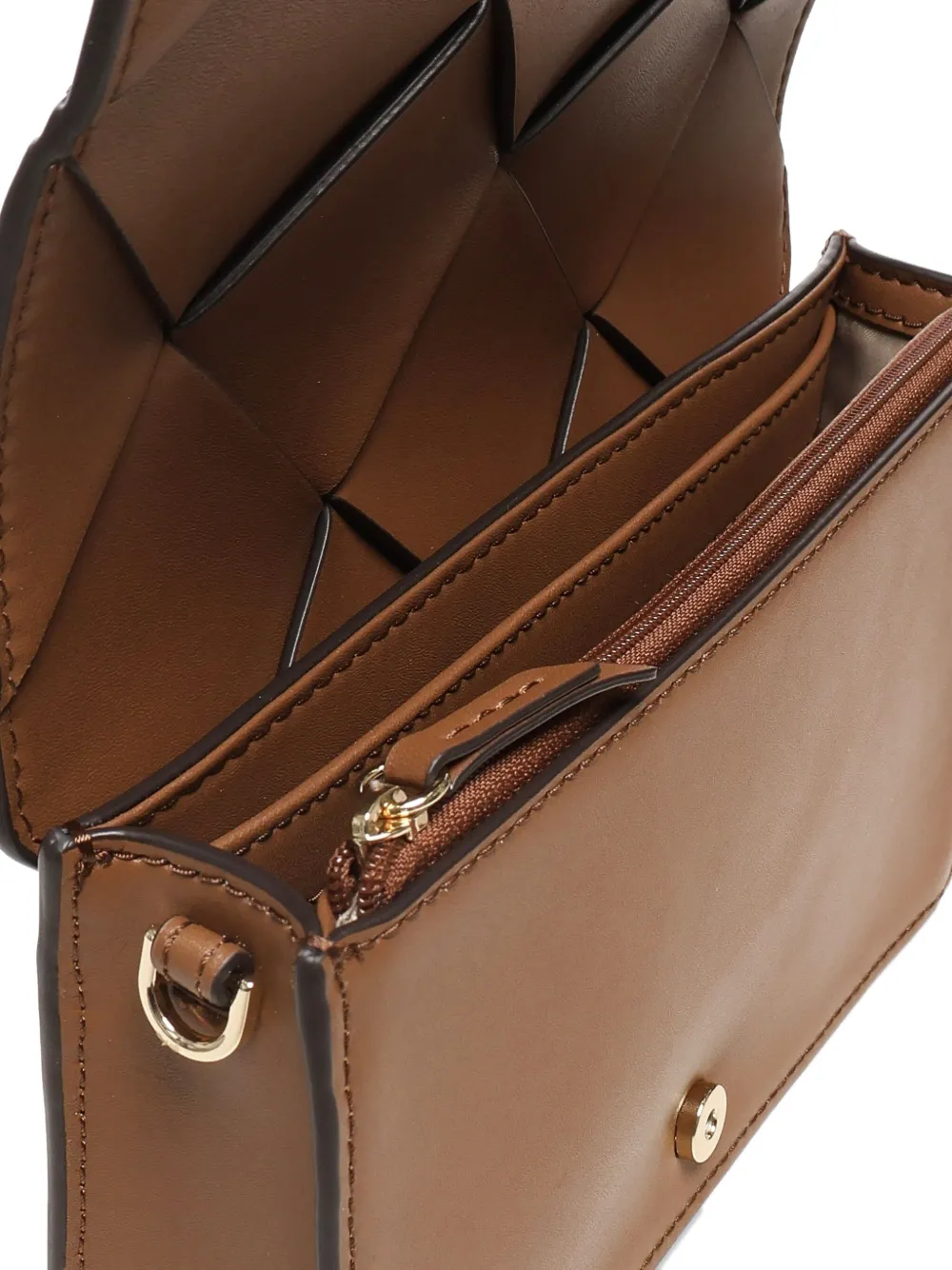 Michael Kors Leren crossbodytas Bruin