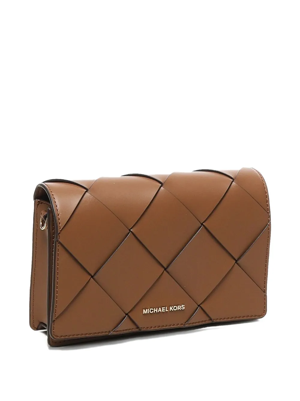 Michael Kors Leren crossbodytas Bruin
