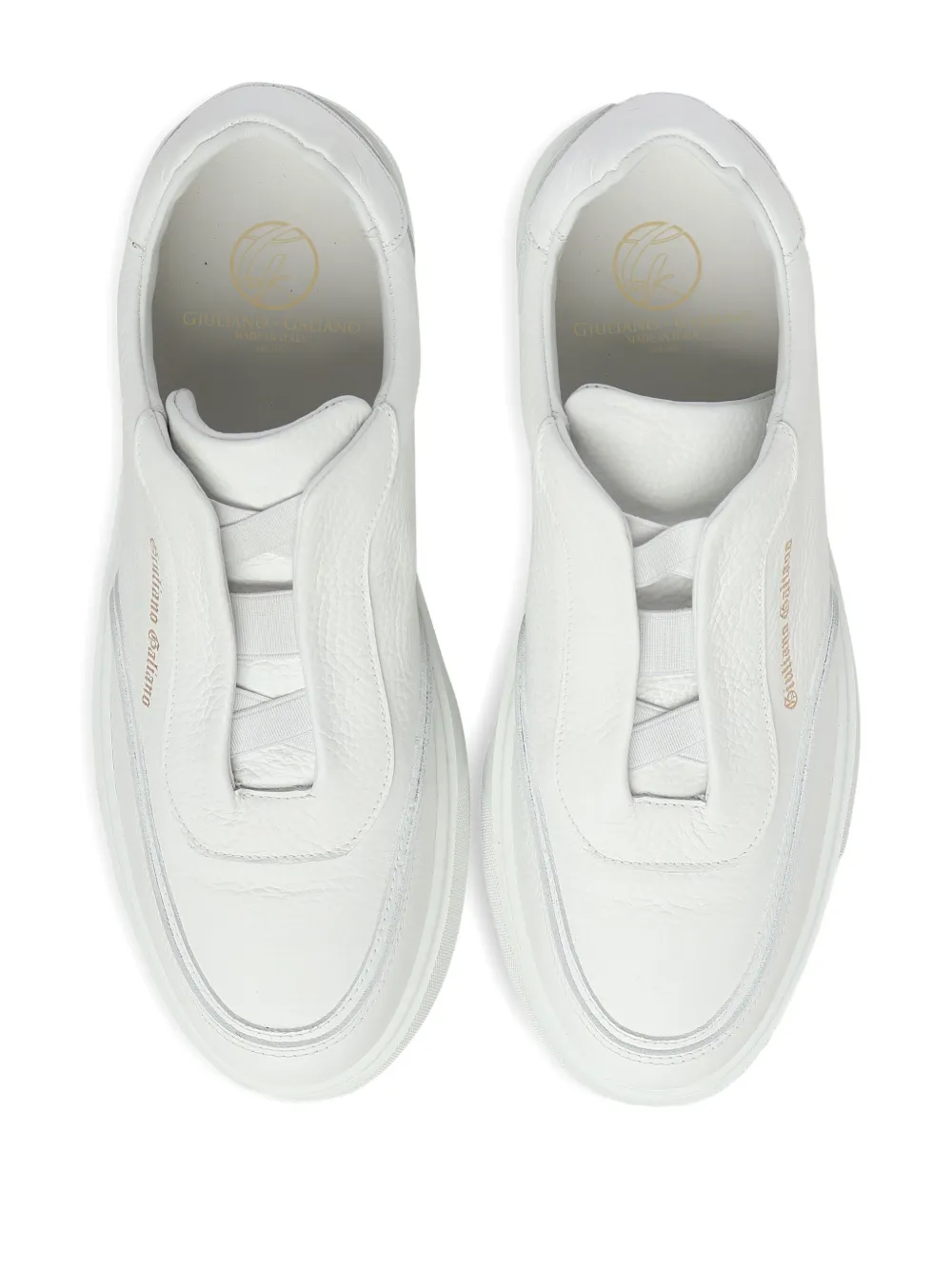 Giuliano Galiano Victory logo sneakers White