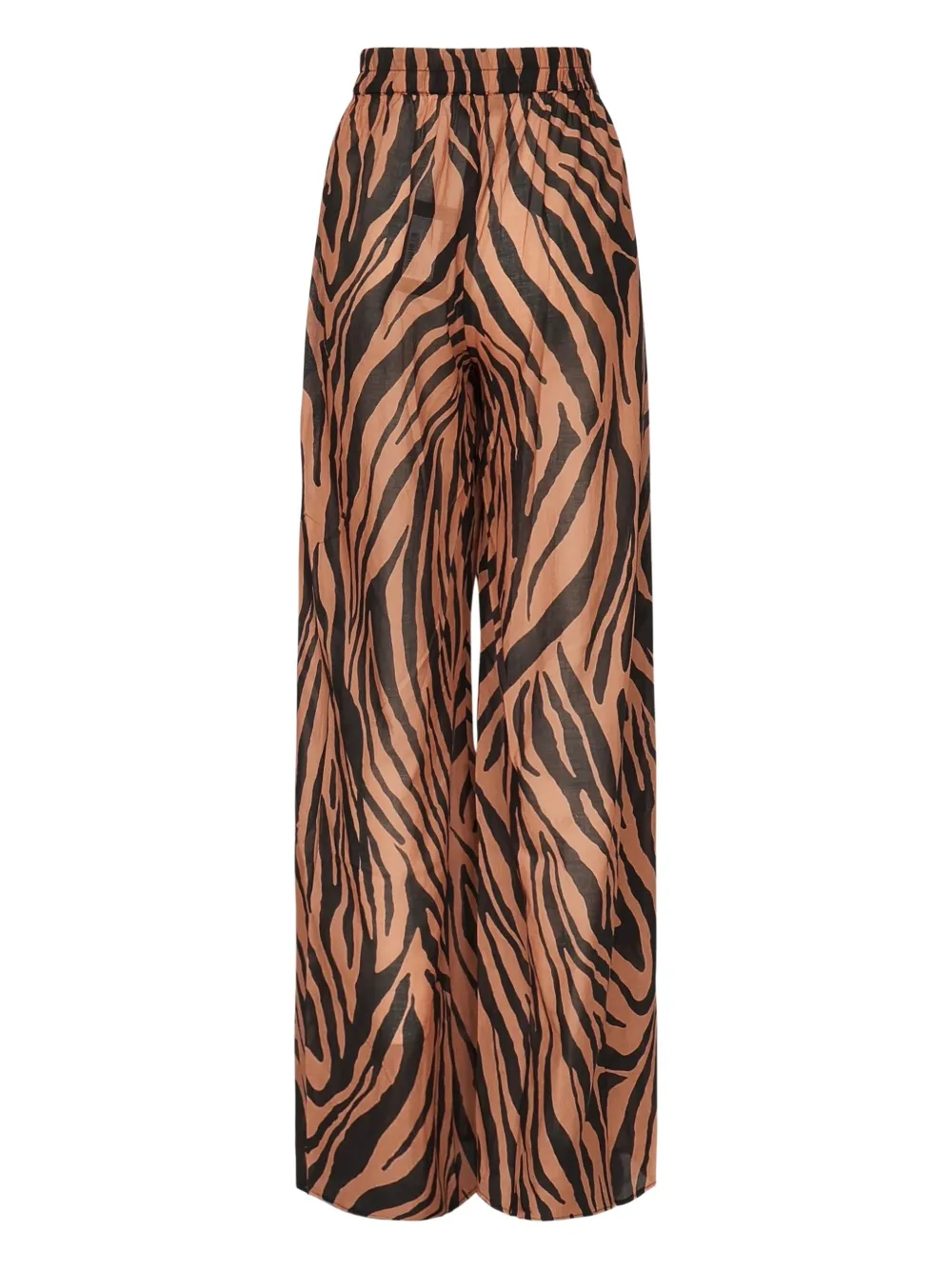 THE ANDAMANE zebra-print elastic-waist trousers | Wide-Leg Pants | Image 2
