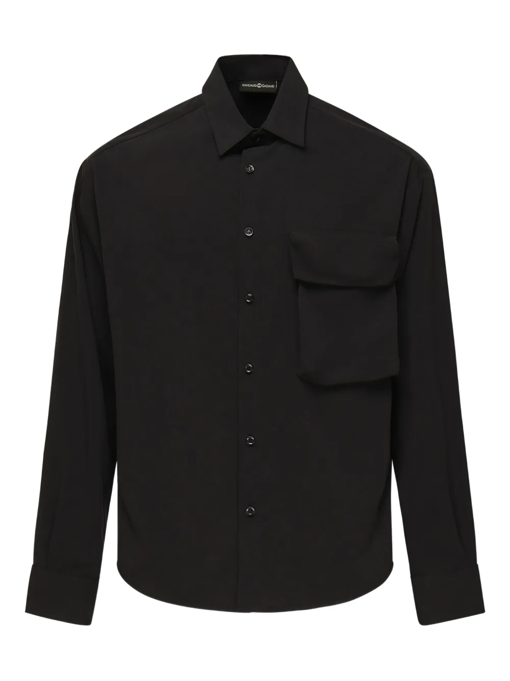 Giuliano Galiano pocket shirt | Black | Image 1