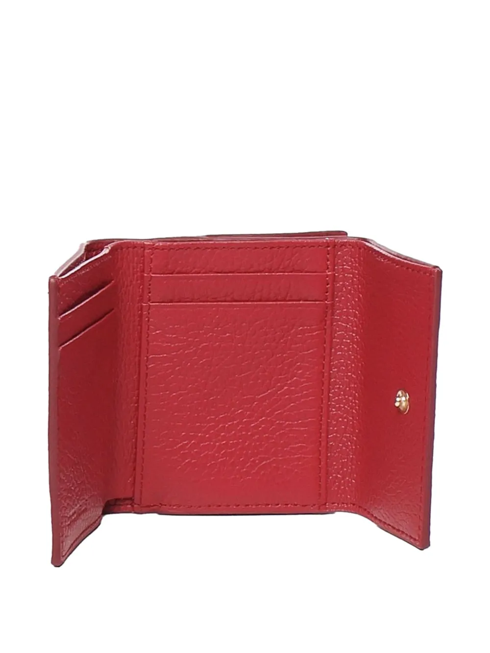Coccinelle Leren portemonnee met rits Rood