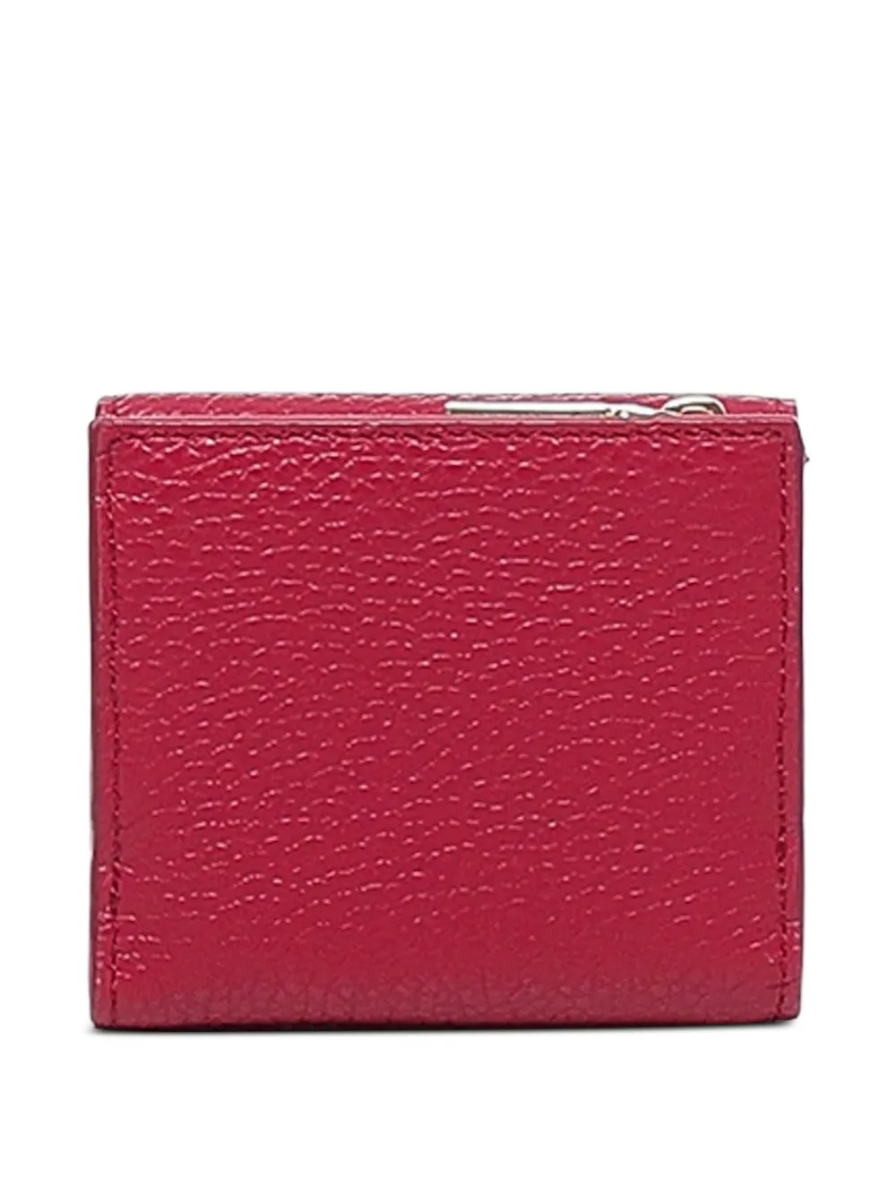 Coccinelle Leren portemonnee met rits - Rood