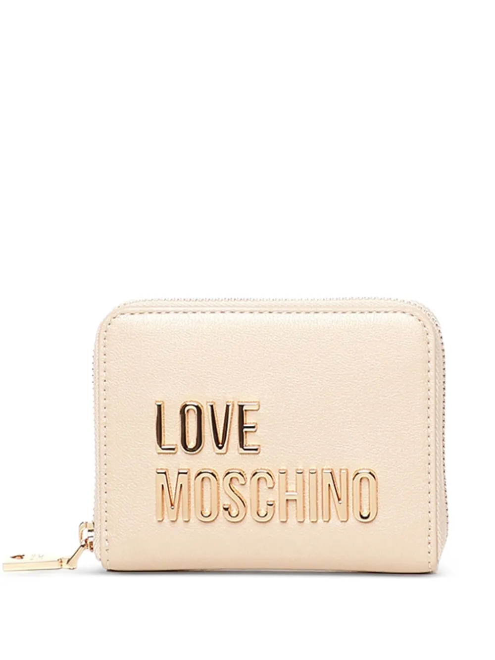 Love Moschino Portemonnee met logoplakkaat Roze