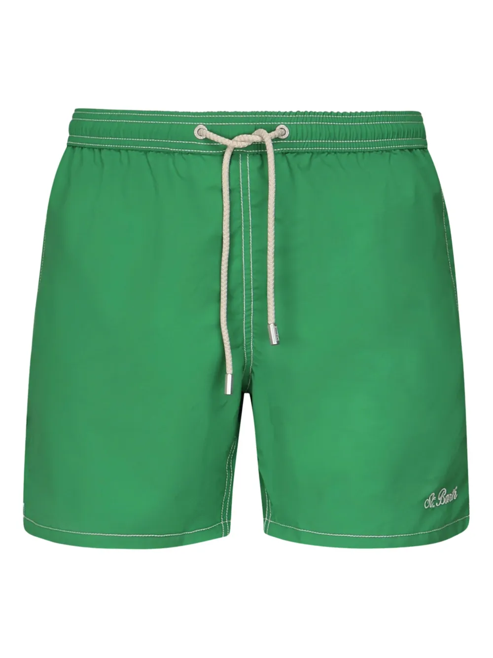 MC2 Saint Barth Patmos contrast-stitch swim shorts Groen
