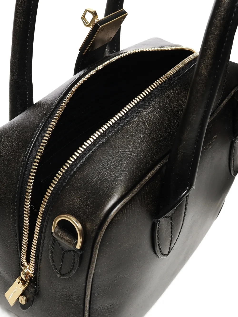 Golden Goose Kleine Vita leren schoudertas Zwart