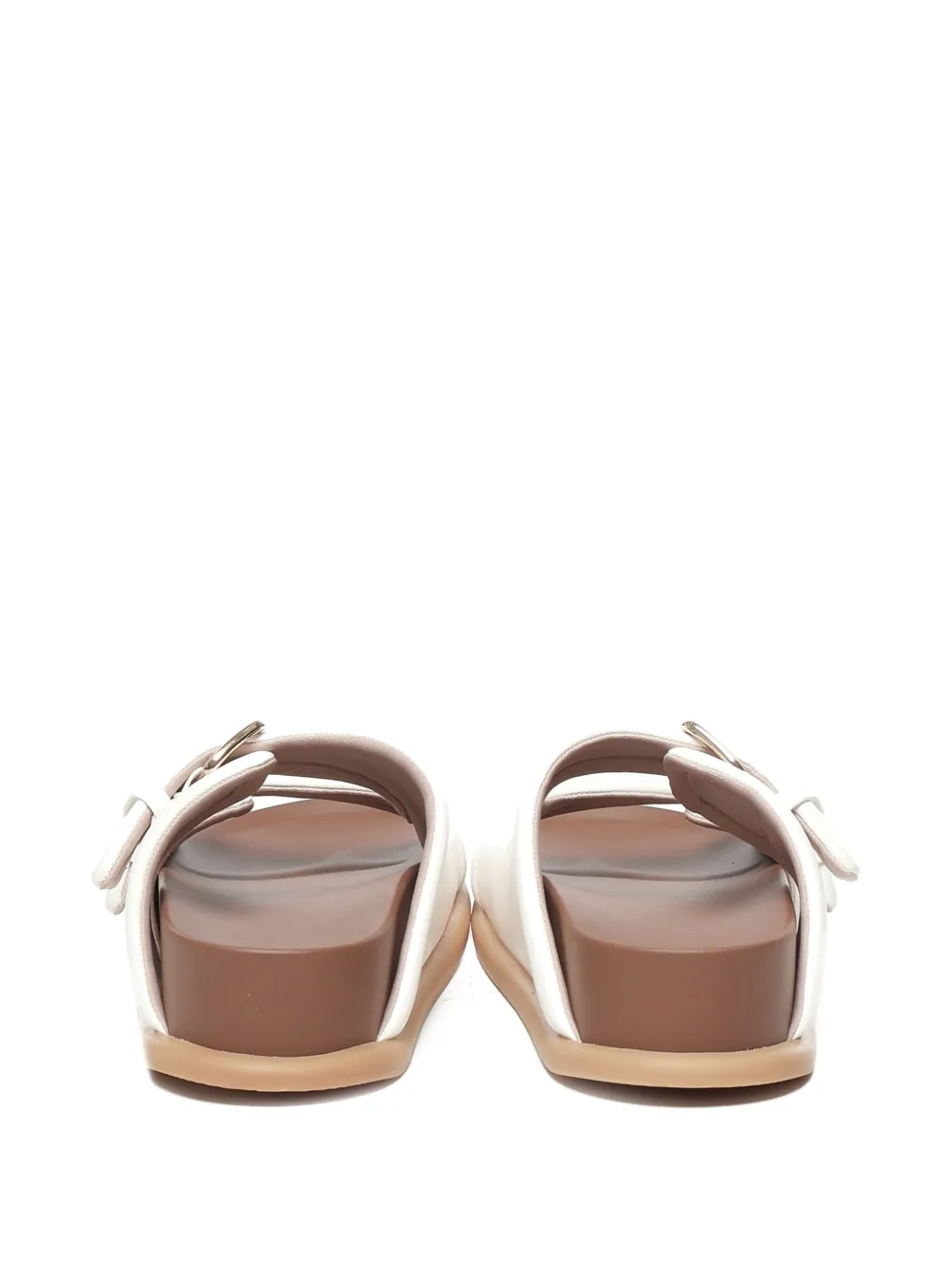 LIU JO 40mm double-buckle platform sandals Neutrals