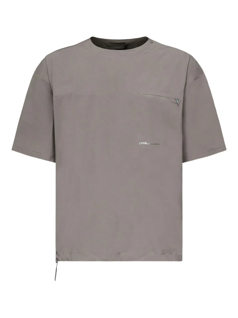 Herno T-shirt met ritszak Grijs