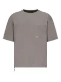 Herno zip-pocket crew-neck T-shirt - Grey
