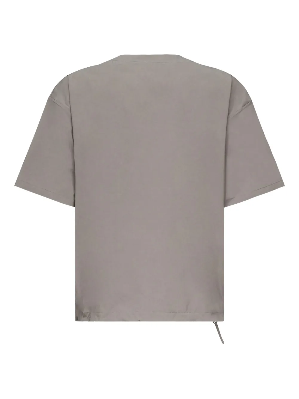 Herno T-shirt met ritszak Grijs