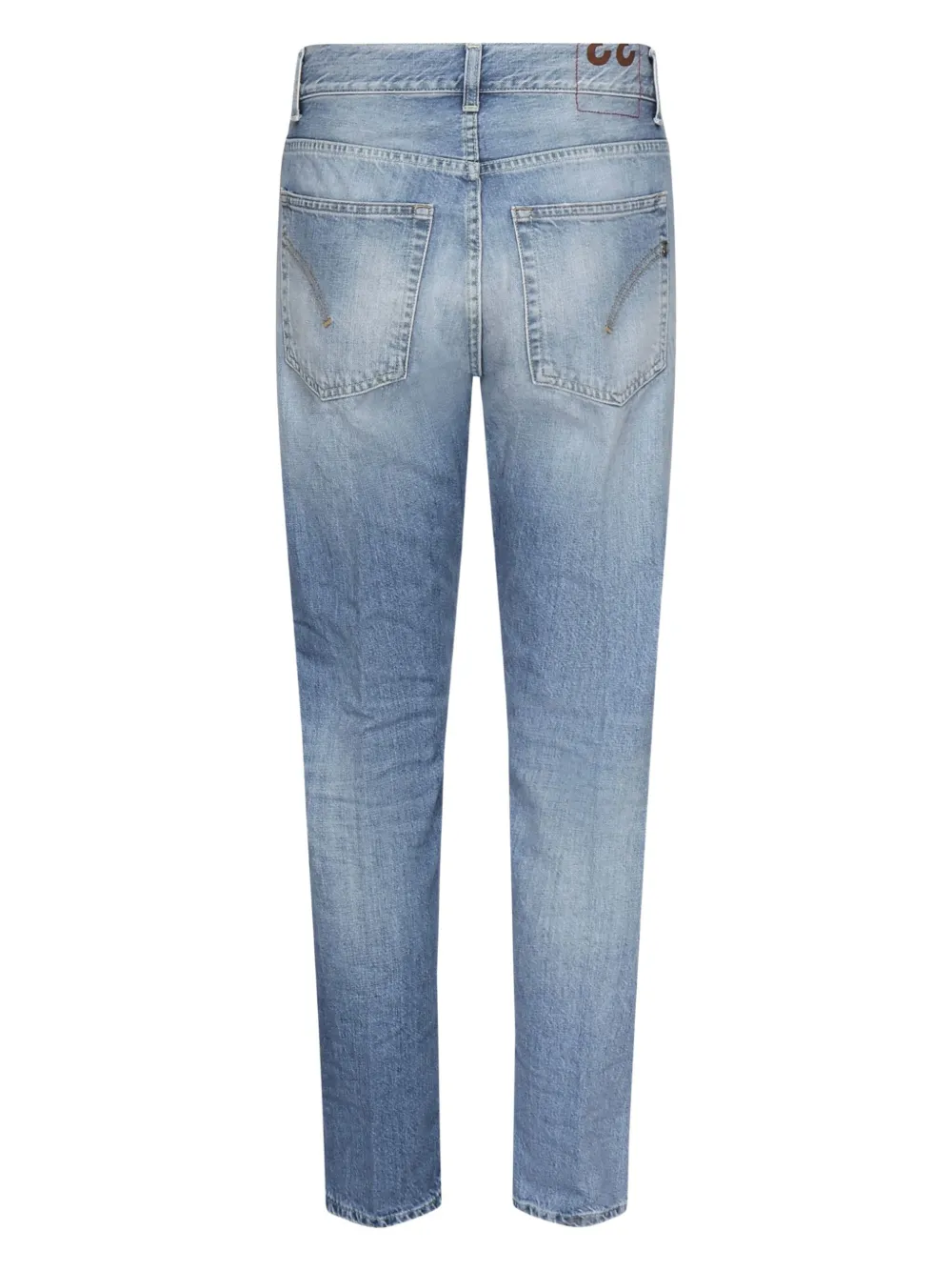 DONDUP Gerafelde jeans met vijf zakken Blauw