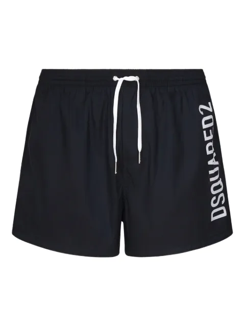 DSQUARED2 elastic-waistband logo swim shorts