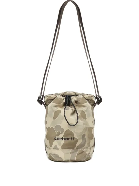 Carhartt WIP Bolsa tiracolo camuflada com cordão de ajuste