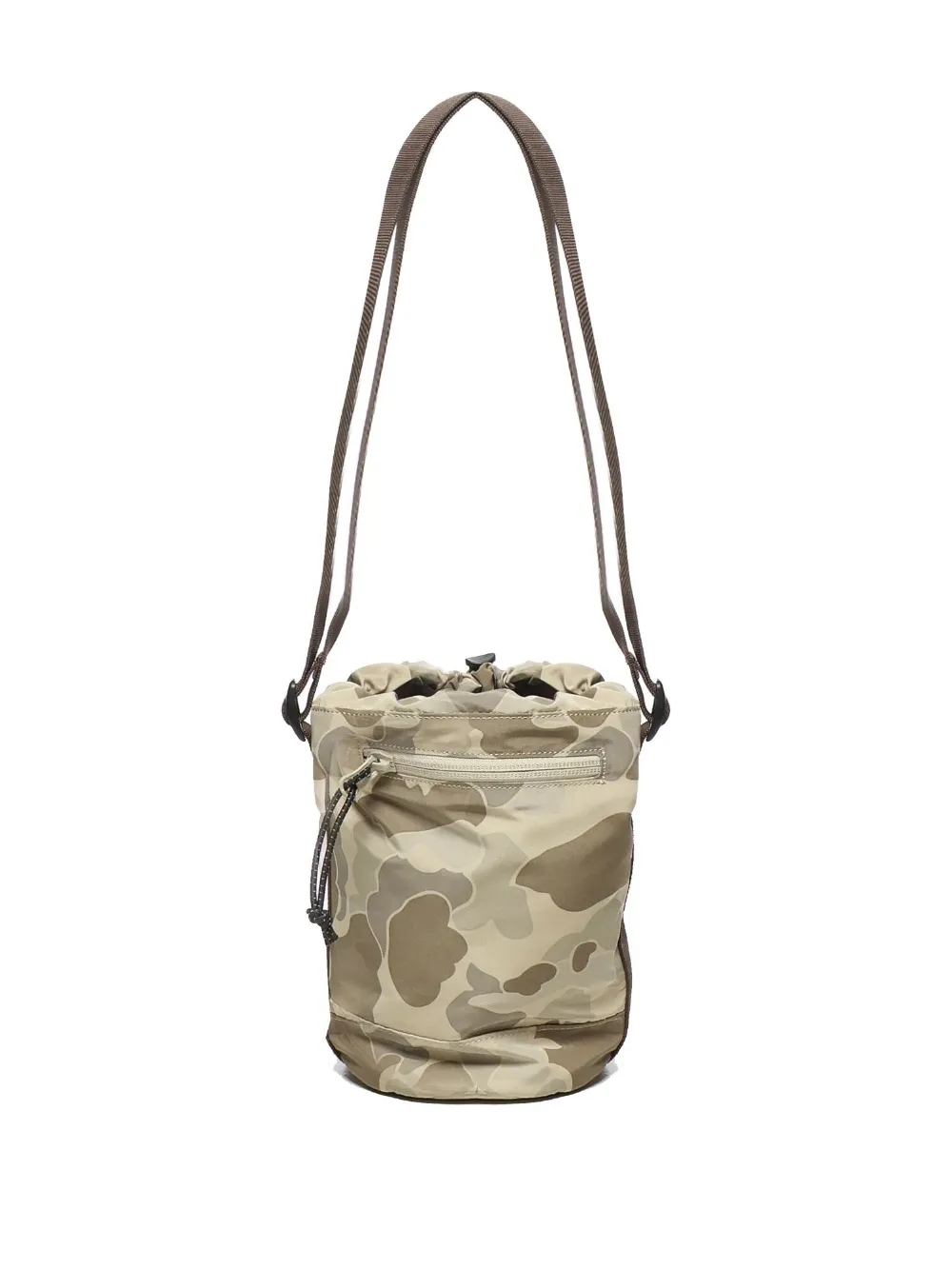 Carhartt WIP Camouflage schoudertas met trekkoord-bucket Beige
