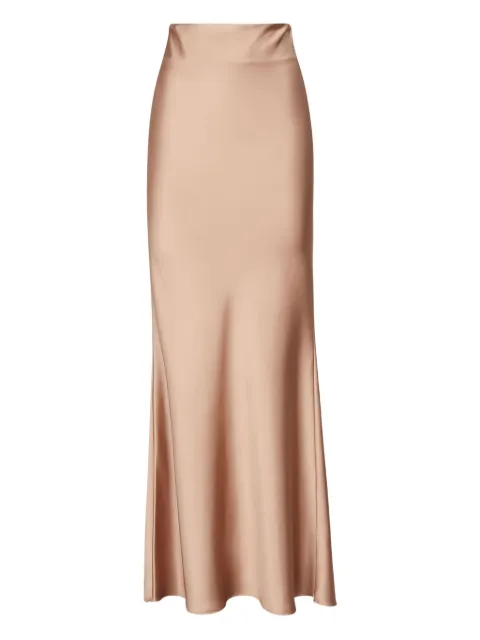 THE ANDAMANE Nemesia bias-cut midi skirt