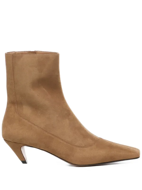 Stella McCartney Zip-up Ankle Boots in Brown