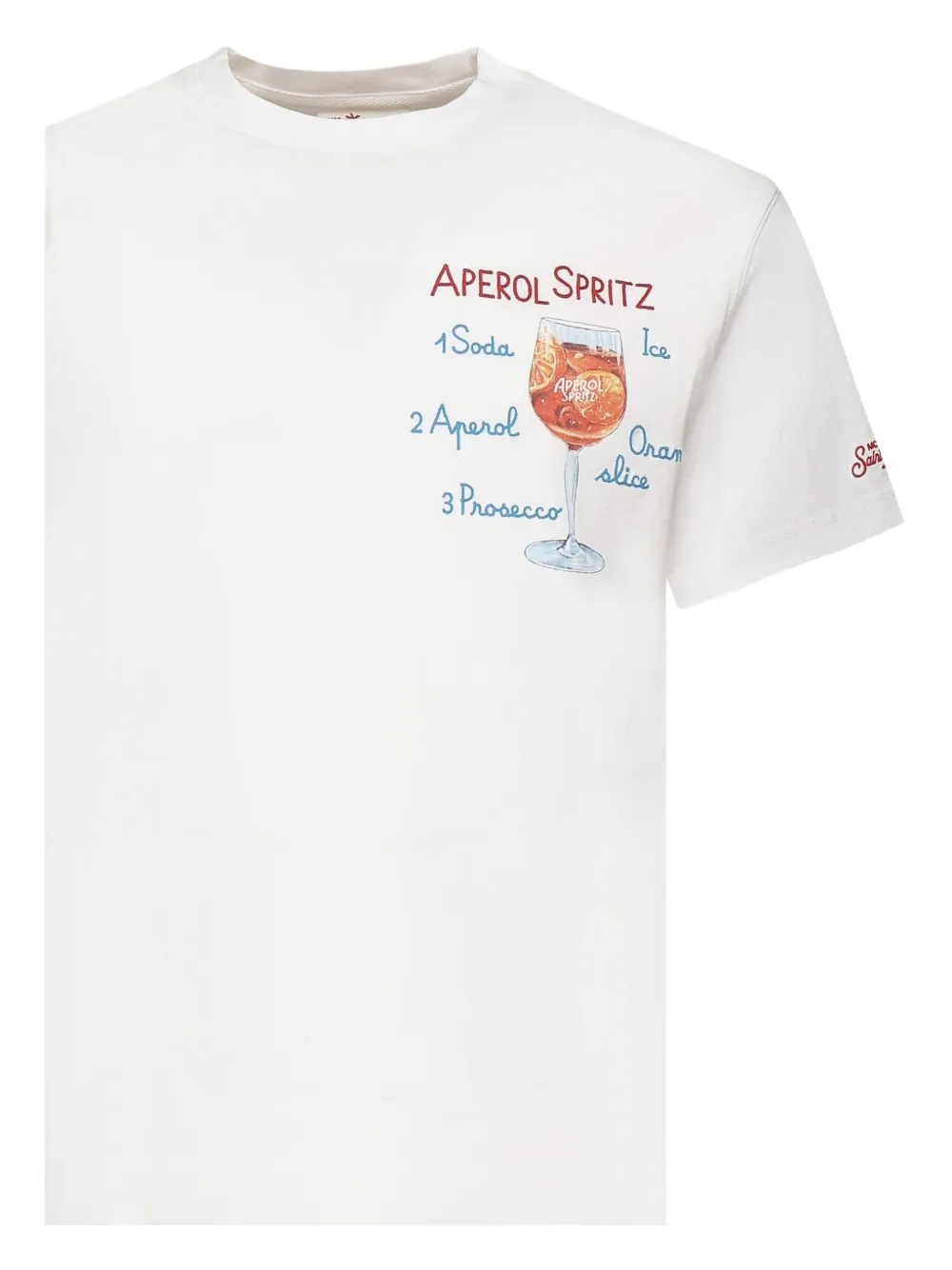 MC2 Saint Barth Aperol Spritz graphic T-shirt Wit