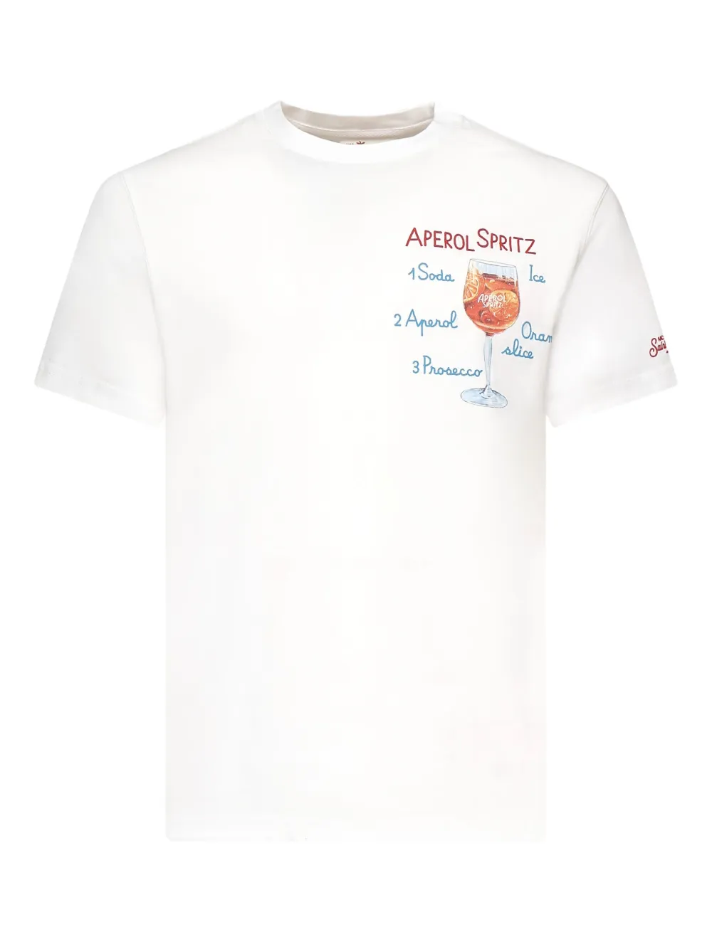 MC2 Saint Barth Aperol Spritz graphic T-shirt Wit