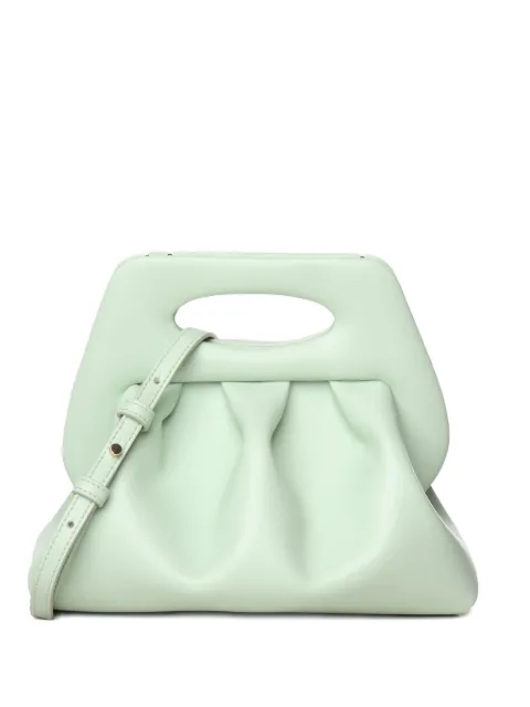 Themoirè cut-out handle pleated bag