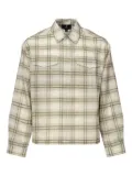Represent checked pocket shirt - Green