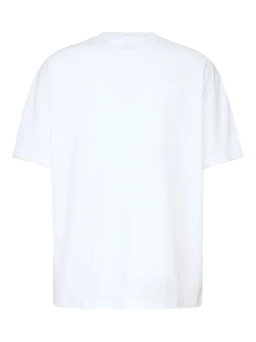 Eleventy T-shirt met geborduurde zak Wit