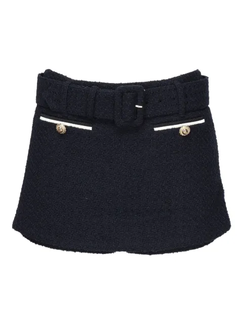 Self-Portrait tweed shorts