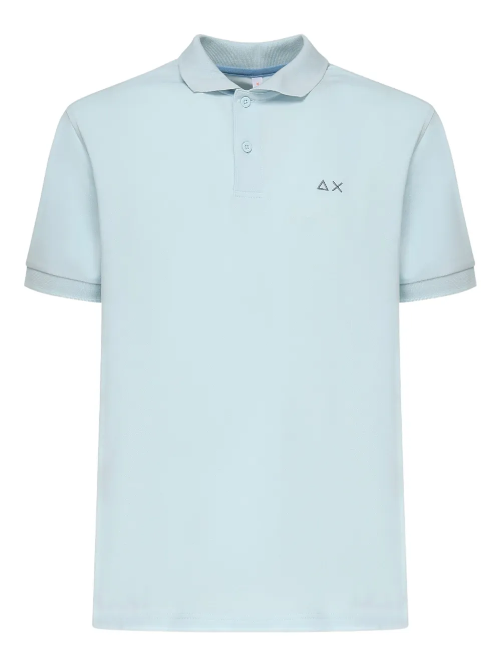 Sun68 embroidered-logo polo shirt - ブルー Sun68 embroidered-logo polo shirt - ブルー