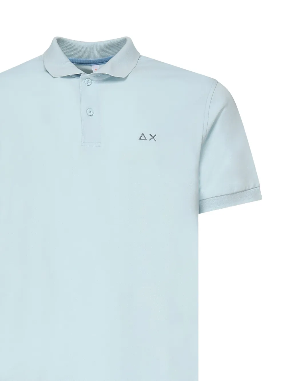 Sun68 Poloshirt met geborduurd logo Blauw