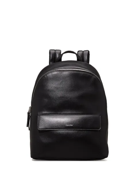 Calvin Klein zip-top flap-pocket backpack