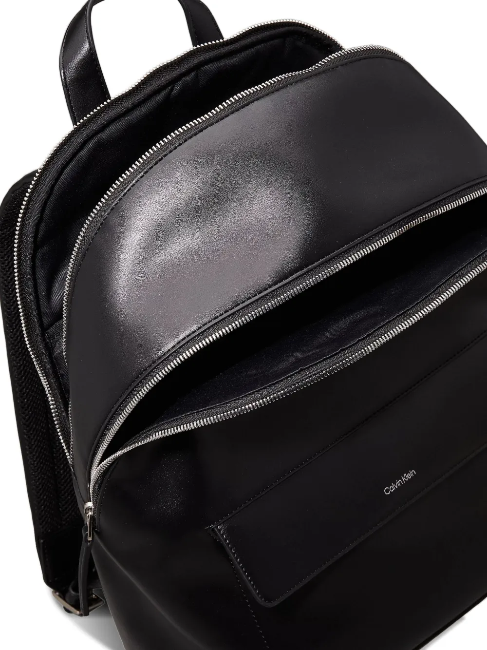 Calvin Klein Rugzak met klepzak en rits Zwart