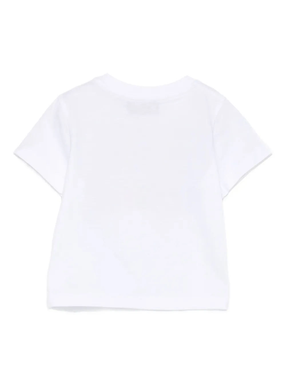 Moschino Kids pencil-print T-shirt Wit