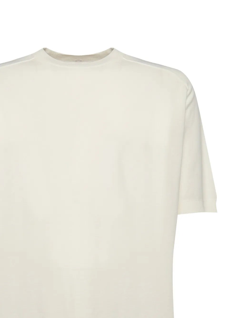 Eleventy Katoenen T-shirt met korte mouwen Beige
