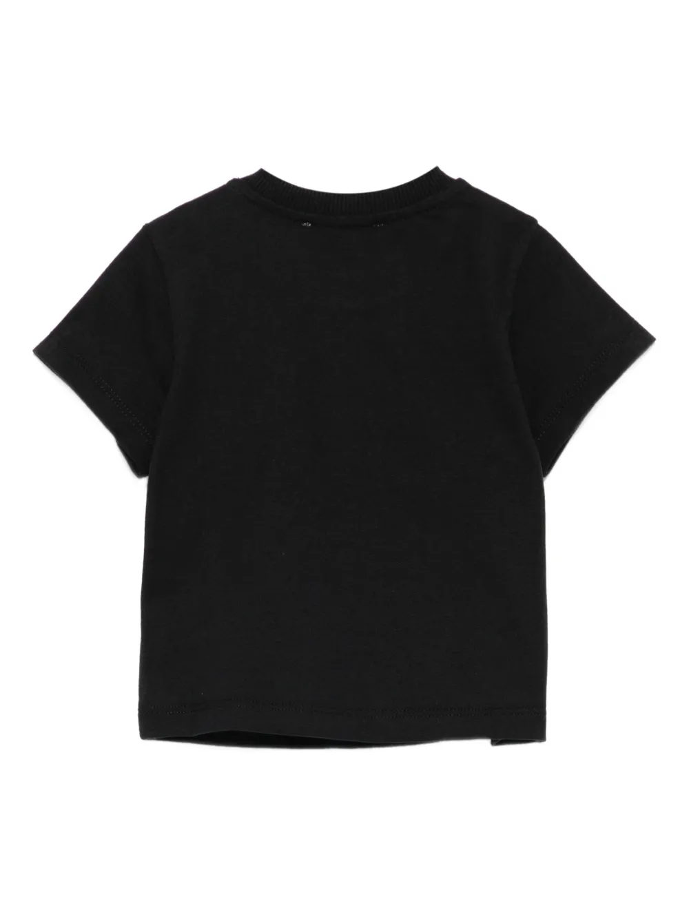 Moschino Kids pencil-print T-shirt Zwart