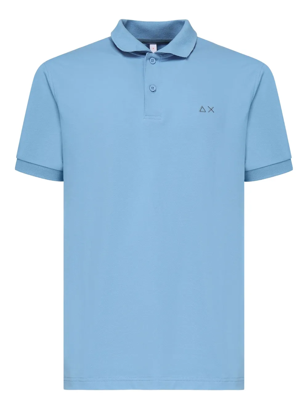 Sun68 Poloshirt met geborduurd logo Blauw