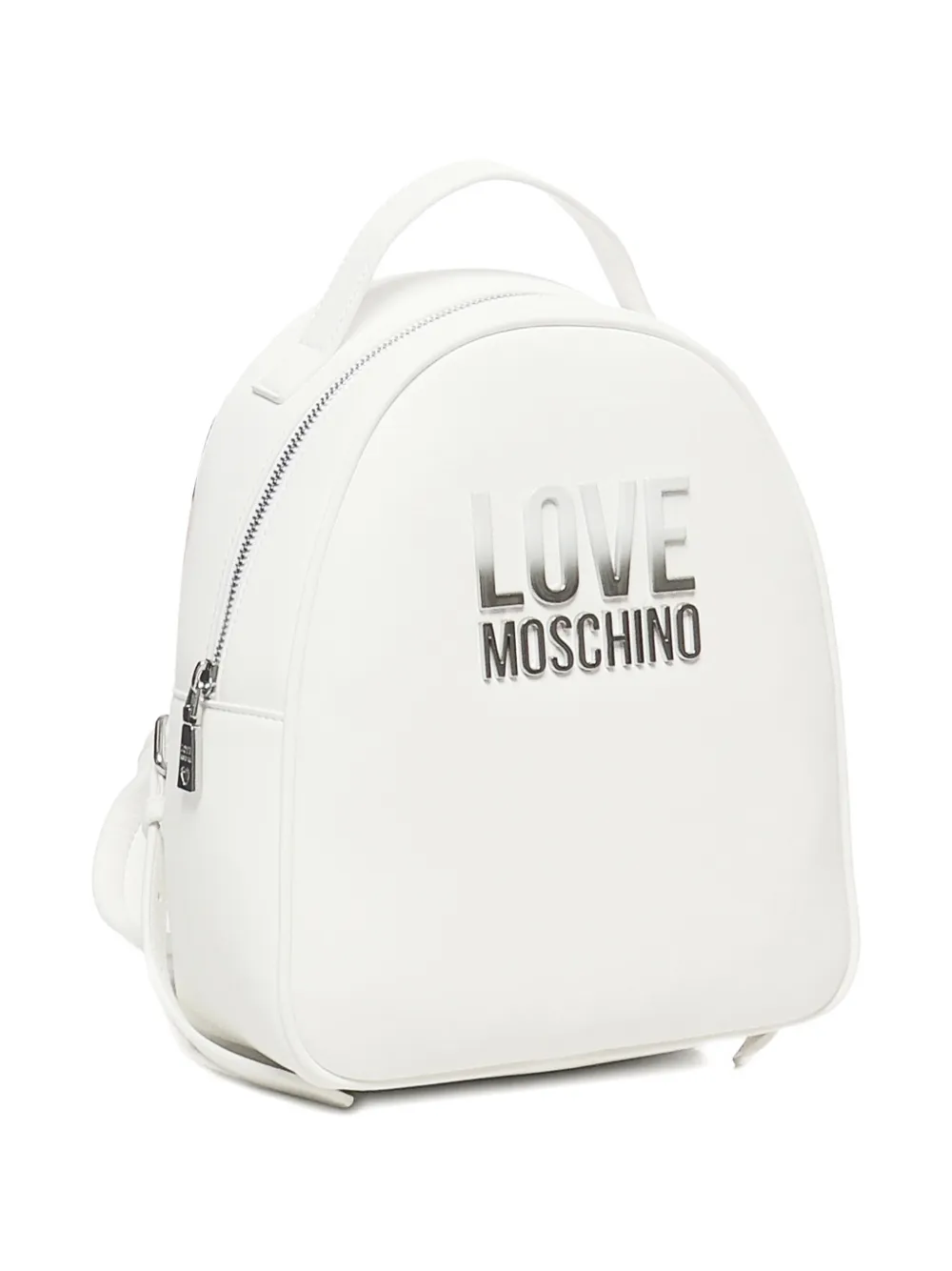 Love Moschino Rugzak met logoplakkaat Wit
