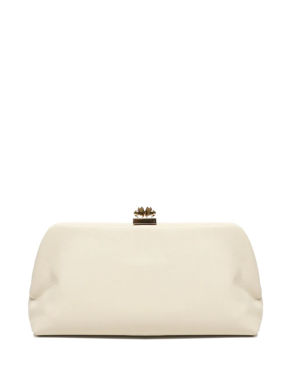 Love Moschino Clutch met gespketting Wit